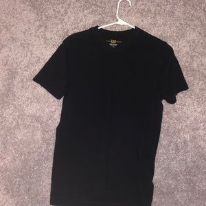 Black v neck tee for men